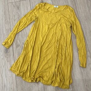 Piko 1988 Mustard Long Sleeve Dress
